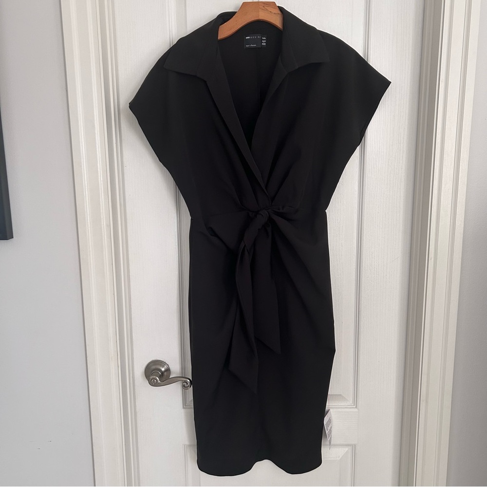 ASOS Petite Collared Wrap Dress